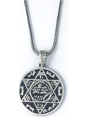 925 Gümüş Davud Yıldızı 925 Ayar Gümüş Kolye