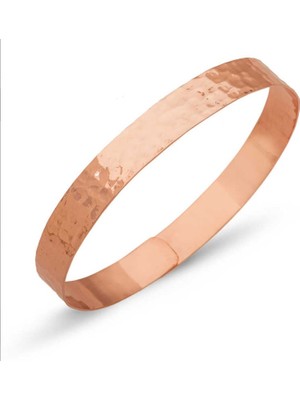 925 Gümüş El Işi Dövme Kadın  925 Ayar Gümüş Bilezik