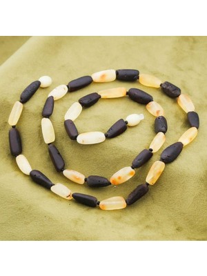 925 Gümüş Damla Kehribar Yetişkin 925 Ayar Gümüş Kolye