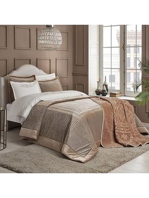 Taç Güzel Yuvam 10 Parça Laura Çeyiz Seti Kahve