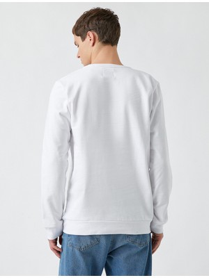 Koton Regular Fit Baskılı Sweatshirt