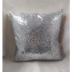 Yılmaz Home Pullu Payetli Kırlent Kılıfı - Gümüş
