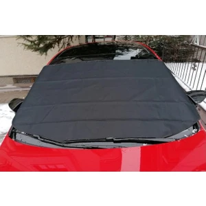 Araç Ön Cam Buz Brandası Siyah Renk Buz Kar Önleyici Branda