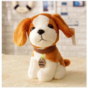 Simülasyon Mini Sevimli Köpek Peluş Oyuncak Bebek 20Cm