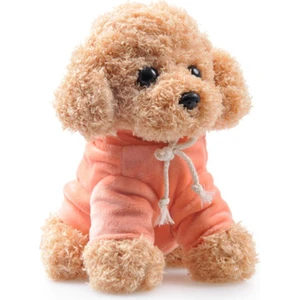 Simülasyon Mini Sevimli Köpek Peluş Oyuncak Bebek 20Cm