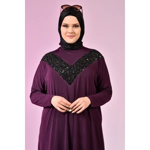 Kadin Buyuk Beden Giyim Tunik Yarasa Kol ve Oversize Kesim