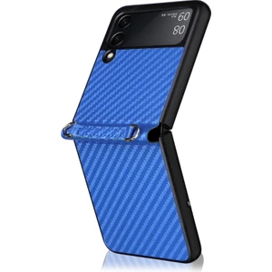 Samsung Galaxy Z Flip3 5g Için Karbon Fiber Doku Telefon Kılıfı (Yurt Dışından)