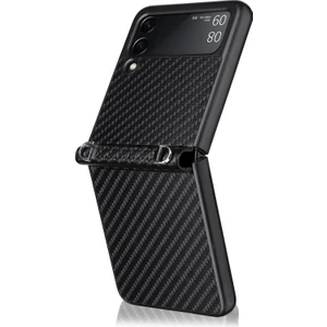 Samsung Galaxy Z Flip3 5g Için Karbon Fiber Doku Telefon Kılıfı (Yurt Dışından)
