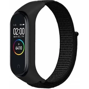 Bonjux Xiaomi Mi Band 5 Kumaş Siyah Kordon