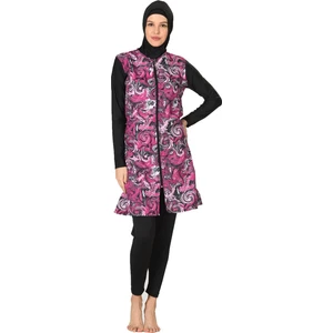 Tam Kapalı Paraşüt Kumaş Tesettür Mayo 3064