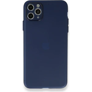 Apple iPhone 11 Pro Max Kılıf 0.3mm Ultra İnce Hayalet Yumuşak Kapak Matte Finish Black