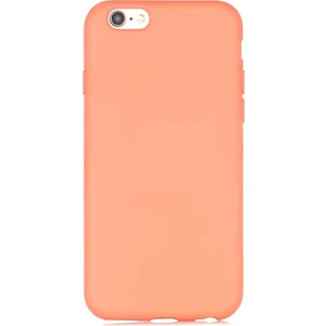 Apple iPhone 6 6S Kılıf LSR İçi Kadife Lansman Kapak Açık Turuncu