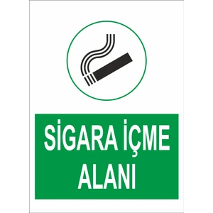 Sigara Içme Alanı Iş Güvenliği ve Uyarı Levhaları