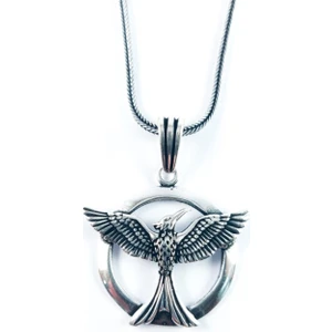 925 Gümüş Anka Kuşu 925 Ayar Gümüş Kolye