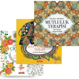 Gönül Yayıncılık Mandala Boyama Büyükler Için 3'lü Set