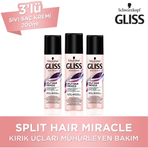 Split Hair Miracle Sıvı Saç Kremi 200 Ml X 3 Adet