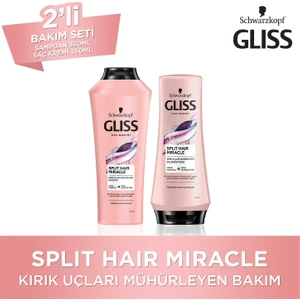 Split Hair Miracle Şampuan 360 Ml  +Split Hair Miracle Saç Kremi 360 Ml