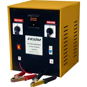 24 Volt 25 Amper Akü Şarj Cihazı (Dijital Gösterge)