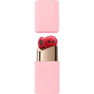 Coverzone Huawei Freebuds Lipstick Kılıf Smooth Matte Tpu Silikon Kılıf Açık Pembe