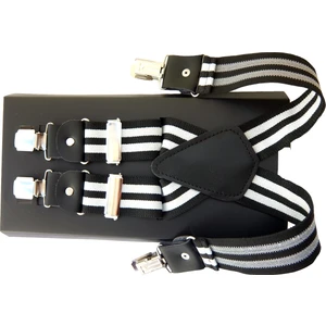 Çizgili Pantolon Askısı 4 Klipsli