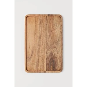Ahşap Büyük Boy Sunum Tabağı 36 x 24 cm.