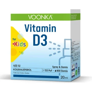 Kids Vitamin D3 400 Iu Sprey Damla 20 ml