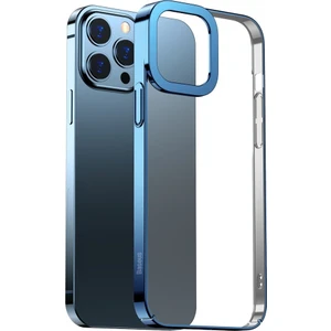 Apple iPhone 13 Pro Max 6.7 Glitter Ultra Koruma Sert Silikon Kılıf Mavi