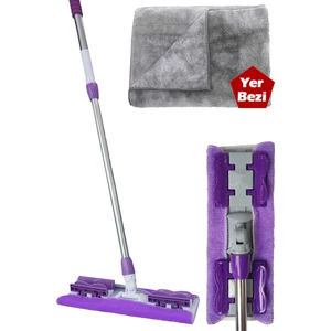 Sihirli Mop Istediğin Bezi Tak Kullan Teleskopik Saplı 1 Yedek Bez + Yer Bezi