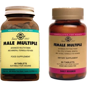 Female Multiple++Solgar Male Multiple