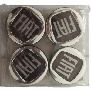 Ist-Oto-Fiat Krom Geçme Jant Göbeği 4 Lü 50-42MM Fiorino, Linea, Albea, Tempra, Bravo