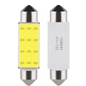 Sofit LED Aydınlatma Tavan Plaka Oto Iç Aydınlatma Beyaz 39 mm 2 Adet