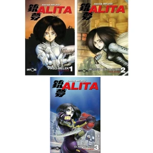Savaş Meleği Alita (Alita War Angel) 1-2-3. Ciltler Manga Seti - Yukito Kishiro