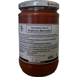 Devrekani Deva Gıda Ev Yapımı Doğal Kuşburnu Marmelatı 750 gr