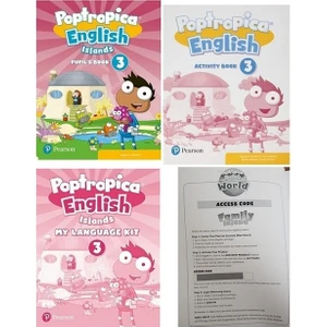 Pearson Education Yayıncılık Poptropica English Islands 3 Pupil’s Book + Activity Book + My Language Kit & Access Code