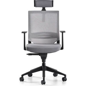 Cozy Başlıklı Çalışma Koltuğu Gri/antrasit
