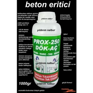 Istanbul E-Hırdavat Daha Kuvvetli Özel Formül Lavabo  Açıcı Harç Taş Kum Beton Eritici 1 kg