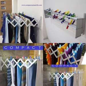 Çamaşırlık 90 cm 9 Askılı 8,1 Metre Askı Alanı