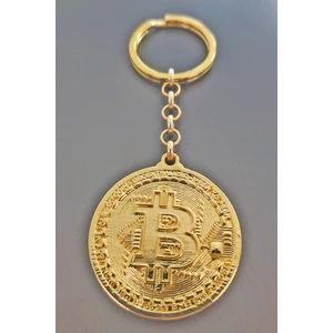 Metal Bitcoin Anahtarlık