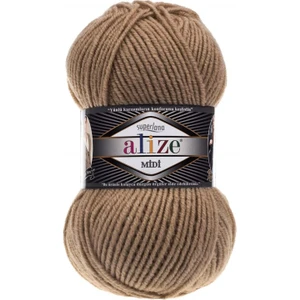 Süperlana Midi 466 100Gr Koyu Bej El Örgü İpi