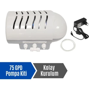 Su Arıtma Pompa Kiti 75 Gpd Kolay Kurulum