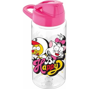 Kral Şakir Desenli Matara 500 ml Pembe