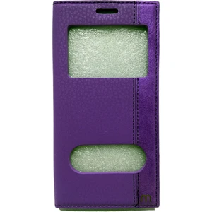 Smart Tech Samsung Galaxy J3 Pro Pencereli Kapaklı Magnum Kılıf - Mor