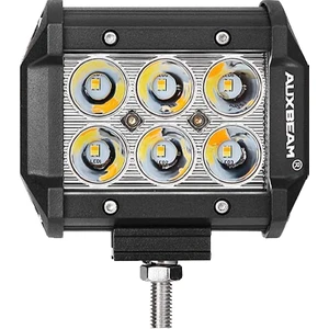 Off Road Motosiklet LED 2'li 18W Çift Sıra 12 LED 10 cm Beyaz Turuncu