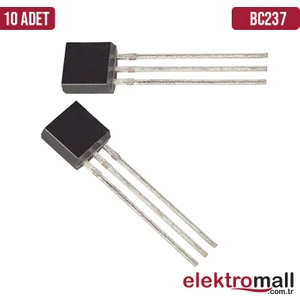BC237 Transistör 10 Adet