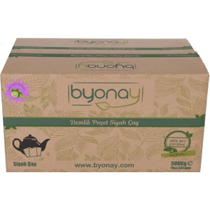 Demlik Poşet Bergamot (Tomurcuk) Aromalı Siyah Çay 5000 gr (15GR X333 adet)