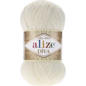 Diva Merserize Ip - 62 Açık Krem - 100 Gr. 350 Mt.