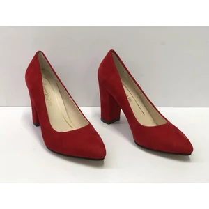 Kafkaslar 9 Cm. Kalın Topuklu Bayan Stiletto Ayakkabı