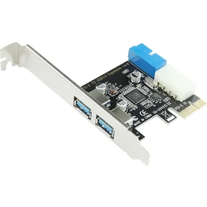 4427 Pci Express USB 3.0 2 Port 4 Molex 19 Pin Çevirici Çoklayıcı Kart