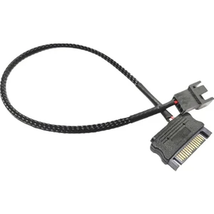 4903 Sata Power To Fan Çevirici Y Pwm Çoklayıcı Splitter Kablosu 1 Port 2 Pin