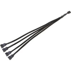 4987 4 Pin Fan Çoklayıcı Y Pwm Çoklayıcı Splitter Kablosu 4 Port